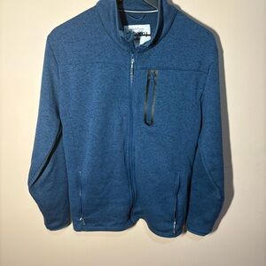Dubarry of Ireland Men’s Medium Full Zip Fleece Jacket Blue Outdoor Casual Warm